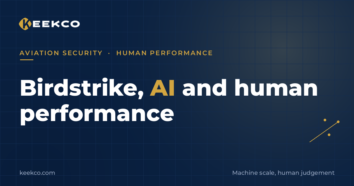 Birdstrike, AI and human performance: a sharper approach to aviation safety